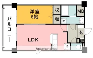 J・GRACE十日市【4階】の間取り