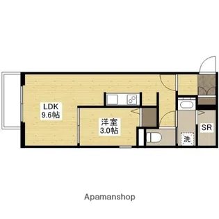 広島県広島市東区矢賀1丁目【マンション】の間取り