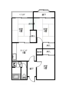 広島畳材安古市ビル【502号室号室】の間取り
