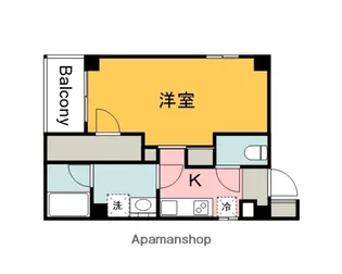 ライフメント国泰寺3【8階】の間取り
