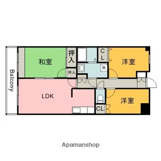 広島県広島市西区己斐上2丁目【マンション】の間取り