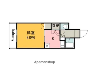 広島県広島市南区翠2丁目【マンション】の間取り