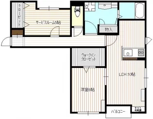 メゾンブランシュ南千田【201号室号室】の間取り
