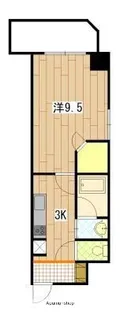 ウイング宝町フォース【2階】の間取り