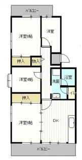 鈴が峰第5団地 5号棟【508号室号室】の間取り
