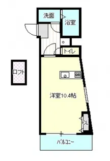 並木S BLD【604号室号室】の間取り