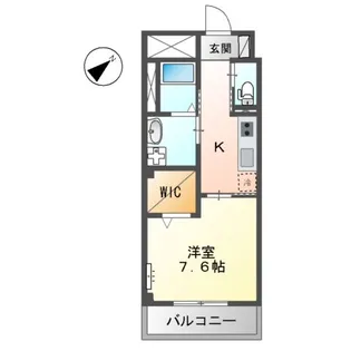 ローズガーデン舟入南【2階】の間取り