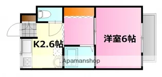 広島県広島市安佐南区長束3丁目【アパート】の間取り