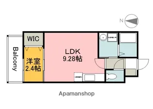 ESPERANZA江波【2階】の間取り