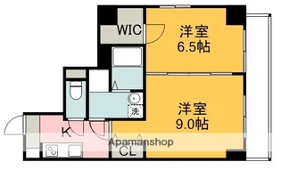 エイトバレー43平和大通り【4階】の間取り