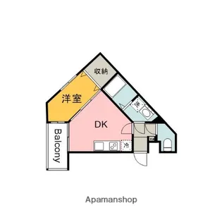 広島県広島市西区庚午北1丁目【アパート】の間取り
