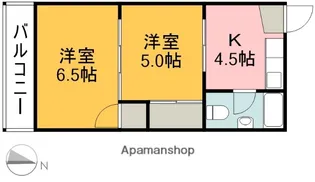 広島県広島市中区光南2丁目【マンション】の間取り