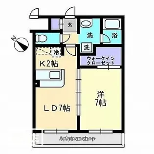 広島県広島市安佐南区伴東7丁目【マンション】の間取り