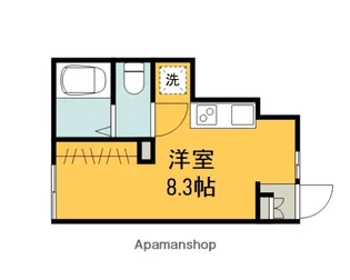 広島県広島市佐伯区八幡1丁目【アパート】の間取り