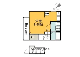 広島県広島市佐伯区八幡1丁目【アパート】の間取り