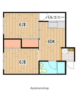 フェニックスビル【4階】の間取り
