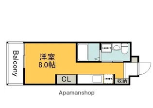 COLLINA山根町【303号室】の間取り