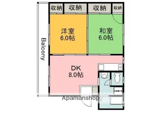 広島県広島市南区翠2丁目【マンション】の間取り
