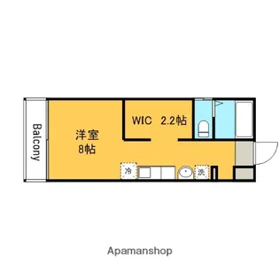 広島県廿日市市宮島口西2丁目【アパート】の間取り