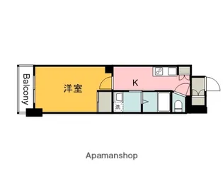 セントポーリア平野町【6階】の間取り