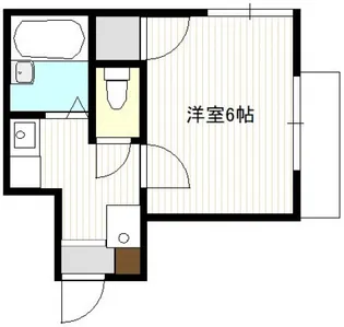 ヴューフルール【103号室号室】の間取り