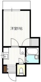 ヴューフルール【101号室号室】の間取り
