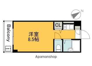広島県広島市安佐南区長束西2丁目【マンション】の間取り
