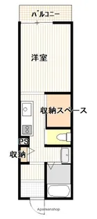 広島県広島市佐伯区三筋2丁目【アパート】の間取り