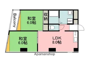 広島県広島市東区東蟹屋町【マンション】の間取り
