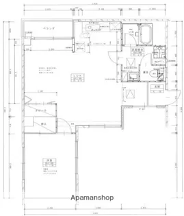広島県広島市中区袋町【マンション】の間取り
