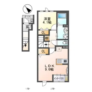 サングレーシア2【2階】の間取り