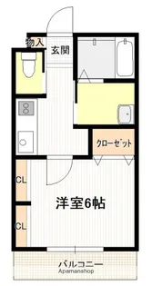 広島県広島市佐伯区海老園4丁目【アパート】の間取り
