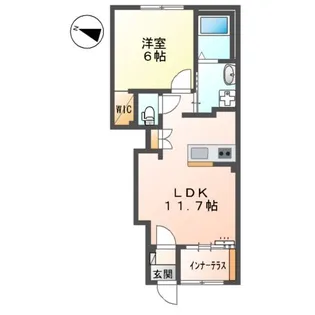 PRIOL CRECIA【1階】の間取り