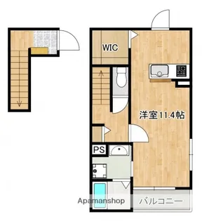 広島県広島市安佐南区長束西4丁目【アパート】の間取り