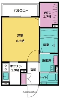 広島県廿日市市城内2丁目【アパート】の間取り