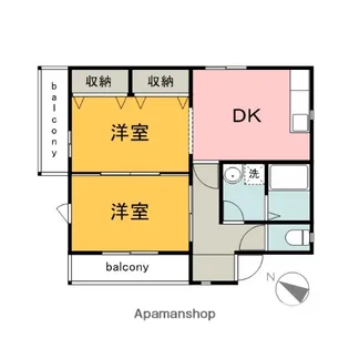 アイランドビル26【3階】の間取り