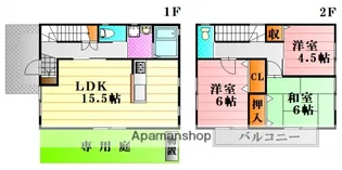 広島県広島市東区戸坂山根2丁目【一戸建】の間取り