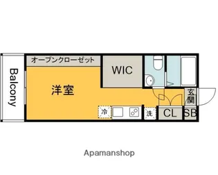広島県廿日市市大野1丁目【アパート】の間取り