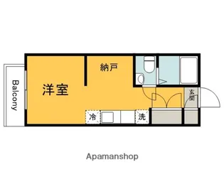 広島県広島市南区元宇品町【アパート】の間取り