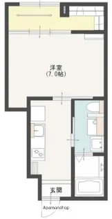 広島県広島市安佐南区上安3丁目【アパート】の間取り