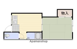 加藤荘【203号室】の間取り