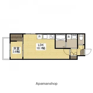 セブンプロート江波本町2【1階】の間取り