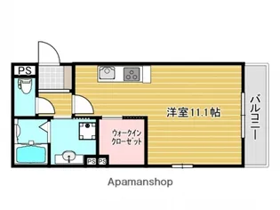広島県広島市南区翠2丁目【アパート】の間取り