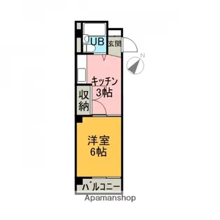 広島県広島市西区己斐本町1丁目【マンション】の間取り