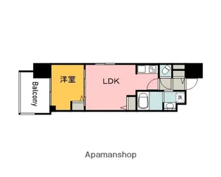 広島県広島市南区大須賀町【マンション】の間取り