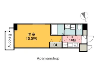 TREAT OTEMACHI【9階】の間取り