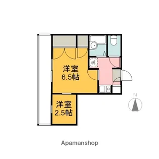 広島県広島市安佐南区中筋1丁目【アパート】の間取り