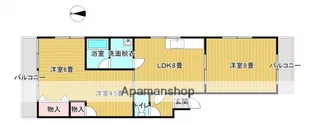 広島県広島市佐伯区海老山町【マンション】の間取り