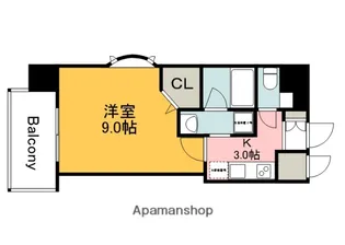 YELL RESIDENCE 横川新橋【8階】の間取り