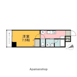 広島県広島市西区観音本町1丁目【マンション】の間取り
